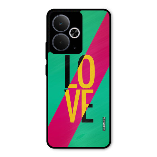 Yellow Love Realme 14T Mobile Back Cover - Cute PrintShield Case