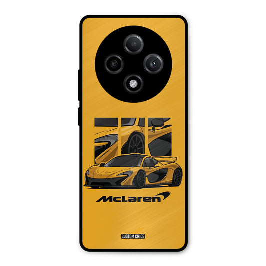 Yellow Super Sportscar Oppo F27 Pro Plus 5G Mobile Back Cover - Car&Bike PrintShield Case