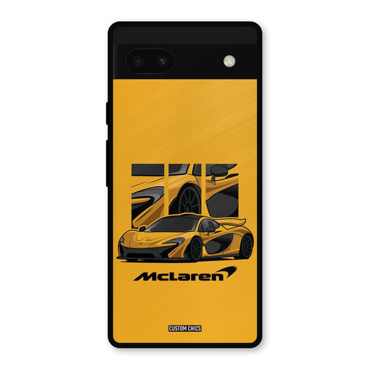 Yellow Super Sportscar Google Pixel 6a Mobile Back Cover - Car&Bike PrintShield Case