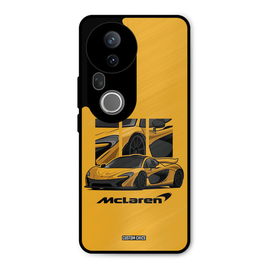 Yellow Super Sportscar Vivo T4 Ultra Mobile Back Cover - Car&Bike PrintShield Case