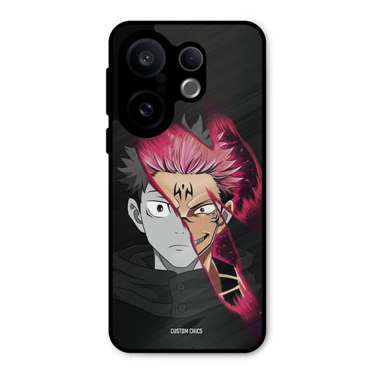 Yuzi Plus Sukuna Vivo X200 FE Mobile Back Cover - Anime PrintShield Case