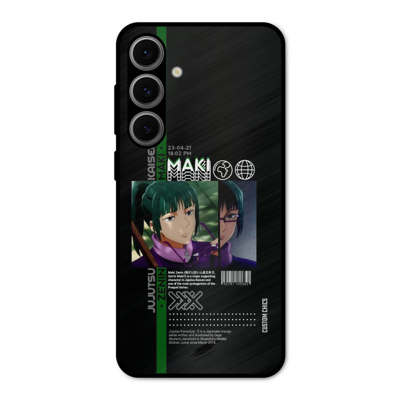 Zenin Maki Samsung Galaxy S24 FE Mobile Back Cover - Anime PrintShield Case
