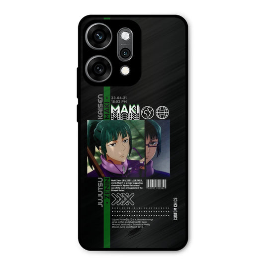 Zenin Maki Oppo Reno 14 Pro Mobile Back Cover - Anime PrintShield Case