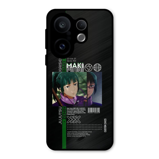 Zenin Maki Vivo X200 FE Mobile Back Cover - Anime PrintShield Case