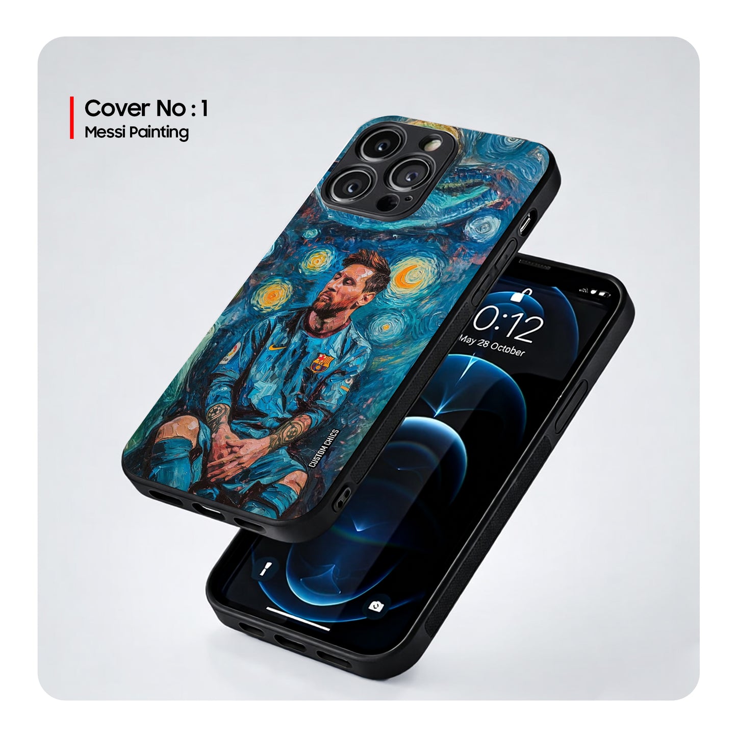 Messi Pack Of 3 – Premium PrintShield Mobile Covers