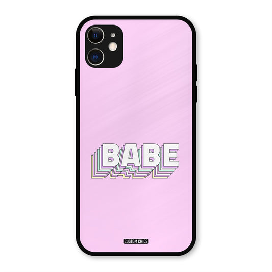 3D Babe iPhone 11 Mobile Back Cover - Cute PrintShield Case