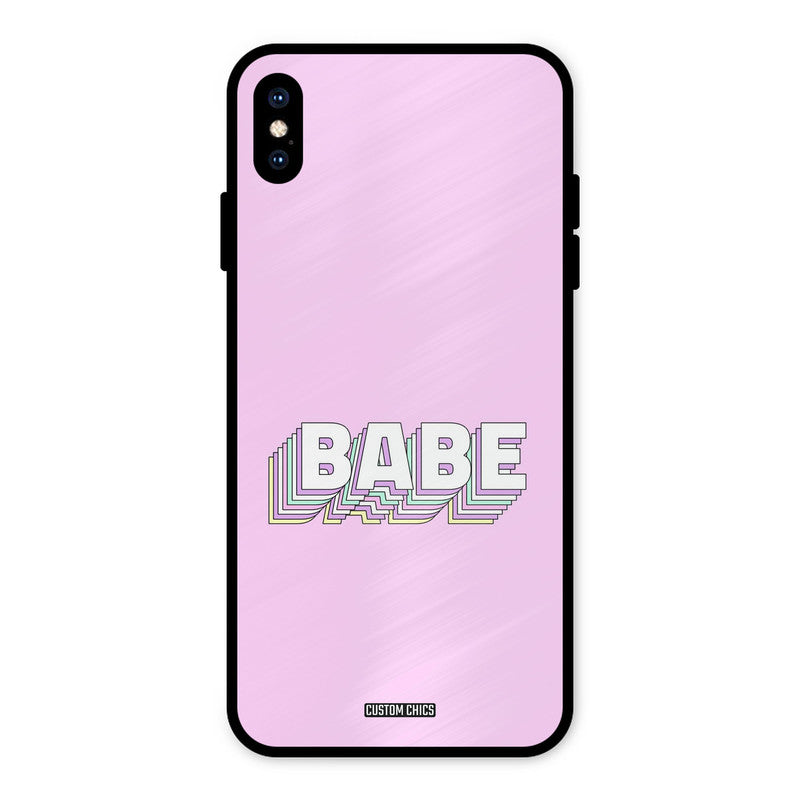 3D Babe iPhone XS Max Mobile Back Cover - Cute PrintShield Case