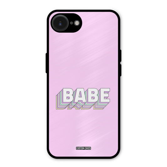 3D Babe iPhone 16e Mobile Back Cover - Cute PrintShield Case