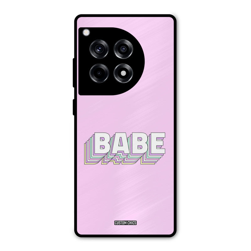 3D Babe OnePlus 12R Mobile Back Cover - Cute PrintShield Case