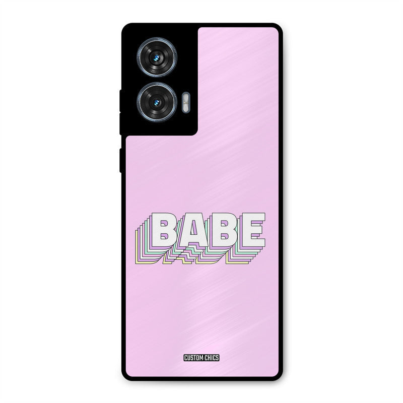 3D Babe Moto G96 Mobile Back Cover - Cute PrintShield Case