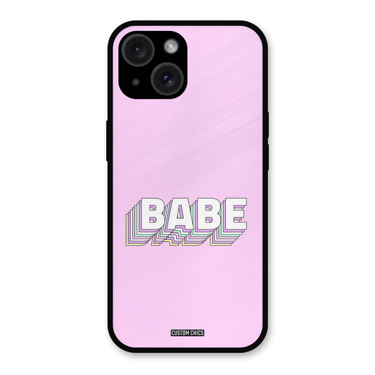 3D Babe iPhone 15 Plus Mobile Back Cover - Cute PrintShield Case