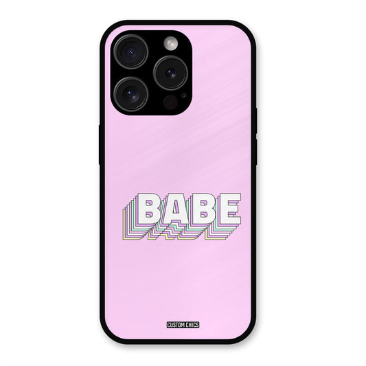 3D Babe iPhone 15 Pro Mobile Back Cover - Cute PrintShield Case