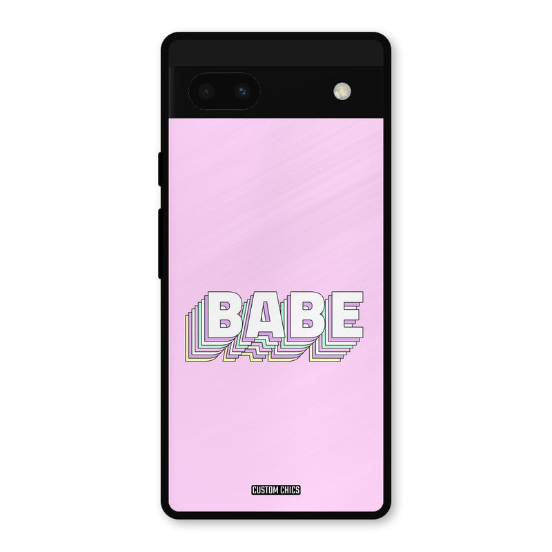3D Babe Google Pixel 6a Mobile Back Cover - Cute PrintShield Case