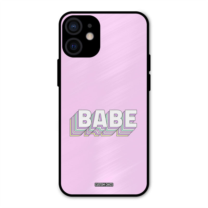 3D Babe iPhone 12 Mini Mobile Back Cover - Cute PrintShield Case