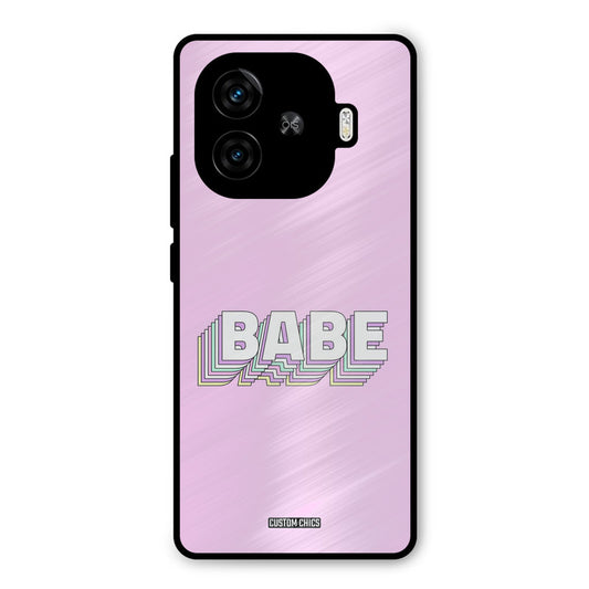 3D Babe iQoo Z9 Turbo Mobile Back Cover - Cute PrintShield Case