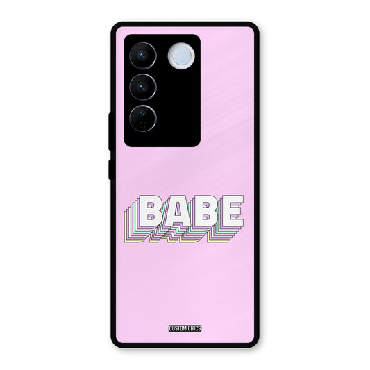 3D Babe Vivo V27 Pro Mobile Back Cover - Cute PrintShield Case