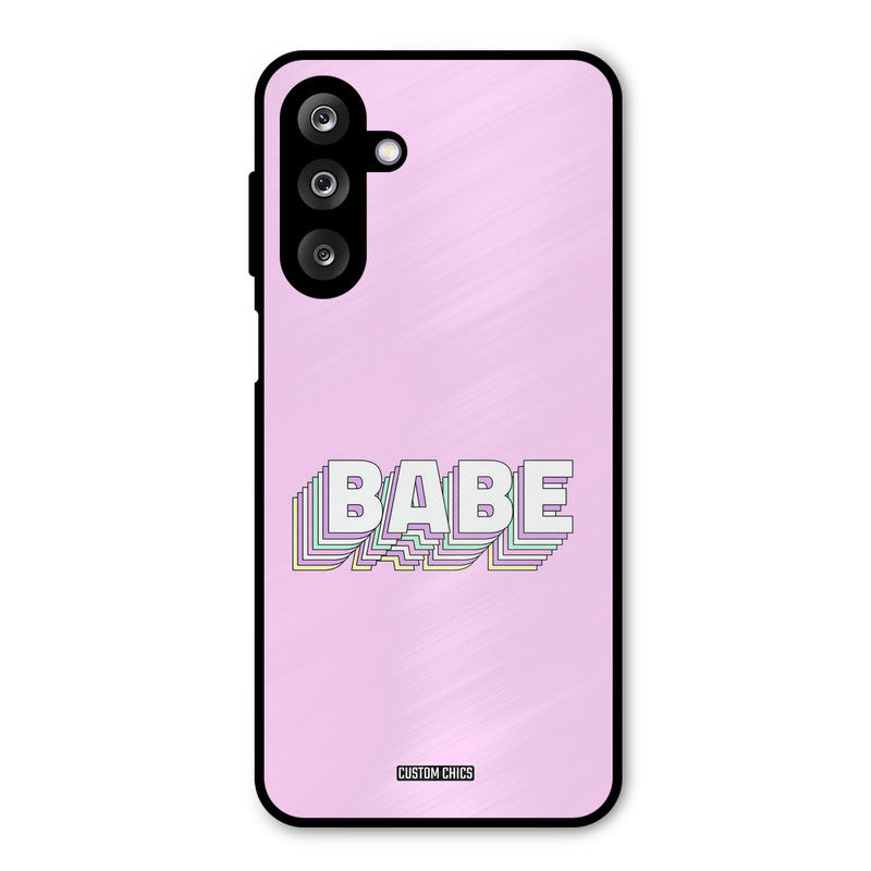3D Babe Samsung Galaxy M36 Mobile Back Cover - Cute PrintShield Case
