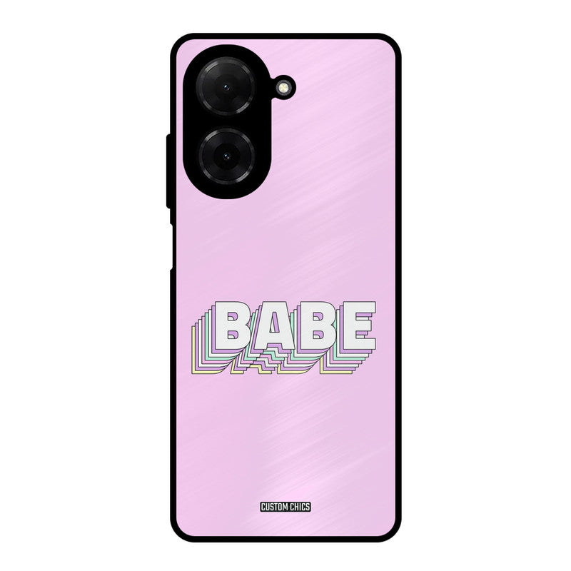 3D Babe Poco C71 Mobile Back Cover - Cute PrintShield Case