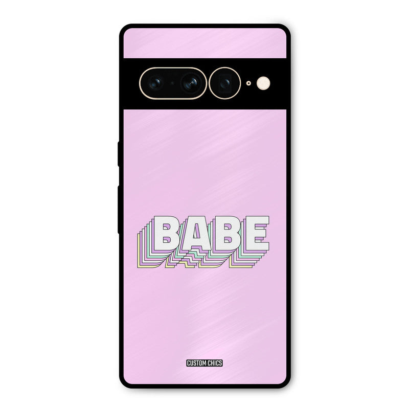 3D Babe Google Pixel 7 Pro Mobile Back Cover - Cute PrintShield Case