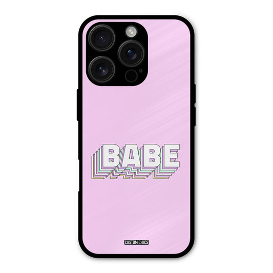 3D Babe iPhone 16 Pro Mobile Back Cover - Cute PrintShield Case