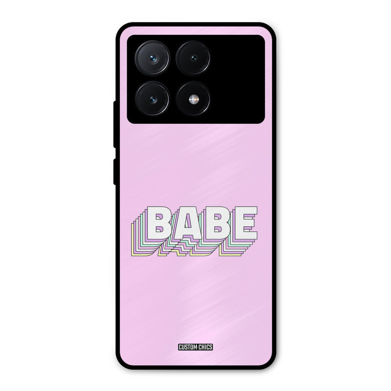 3D Babe Poco X6 Pro Mobile Back Cover - Cute PrintShield Case