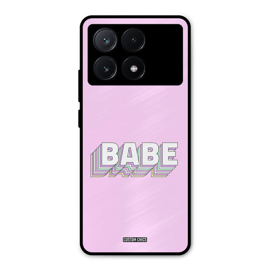 3D Babe Poco X6 Pro Mobile Back Cover - Cute PrintShield Case