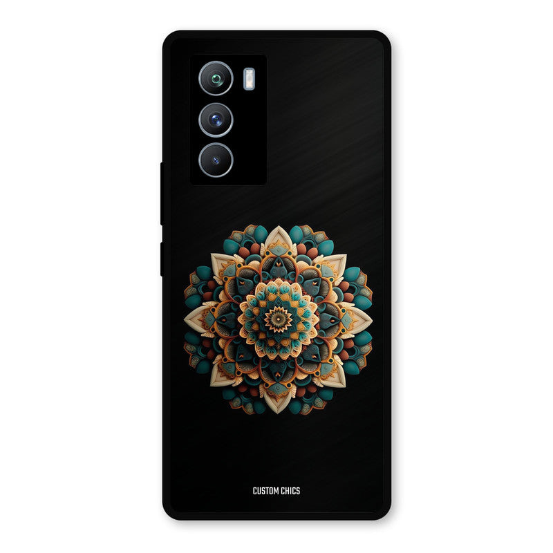 3d Mandala Art iQOO 9SE Mobile Back Cover - Aesthetic PrintShield Case