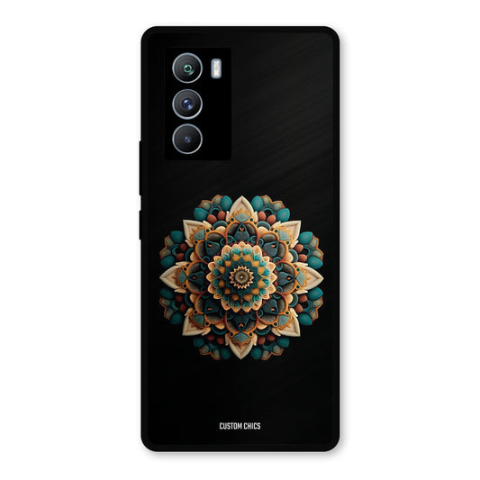 3d Mandala Art iQOO 9SE Mobile Back Cover - Aesthetic PrintShield Case