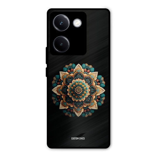 3d Mandala Art Vivo Y300 Plus Mobile Back Cover - Aesthetic PrintShield Case