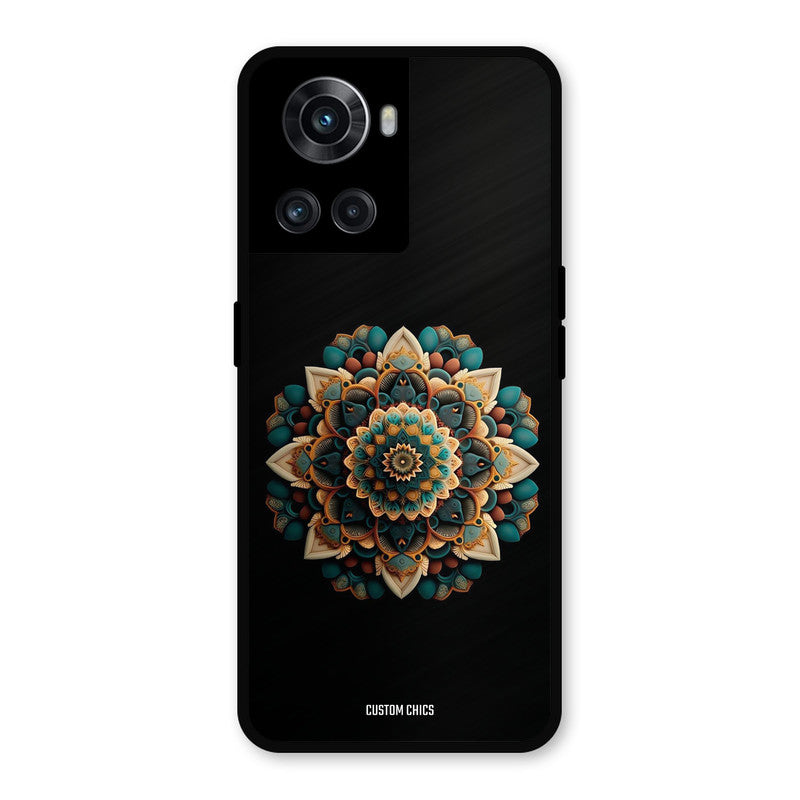 3d Mandala Art OnePlus 10R Mobile Back Cover - Aesthetic PrintShield Case