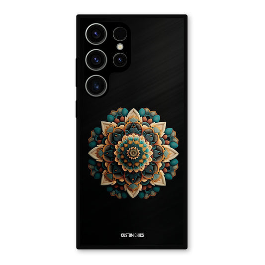 3d Mandala Art Samsung Galaxy S23 Ultra Mobile Back Cover - Aesthetic PrintShield Case