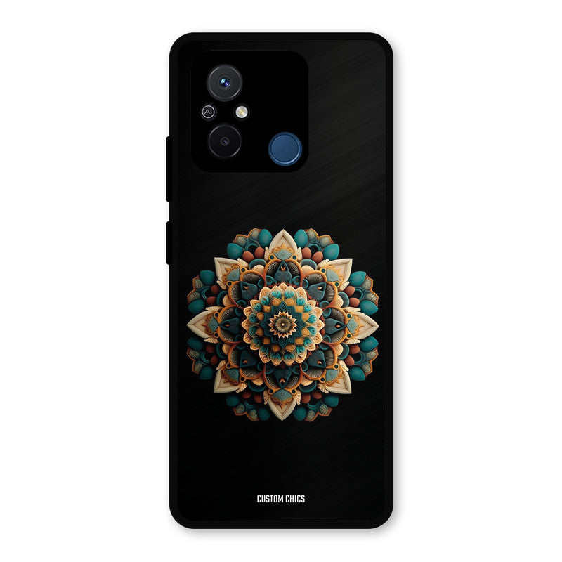 3d Mandala Art Redmi 12c Mobile Back Cover - Aesthetic PrintShield Case