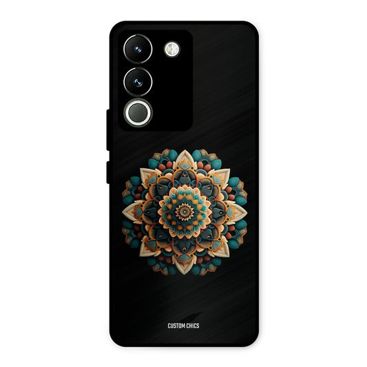 3d Mandala Art Vivo Y200 Mobile Back Cover - Aesthetic PrintShield Case