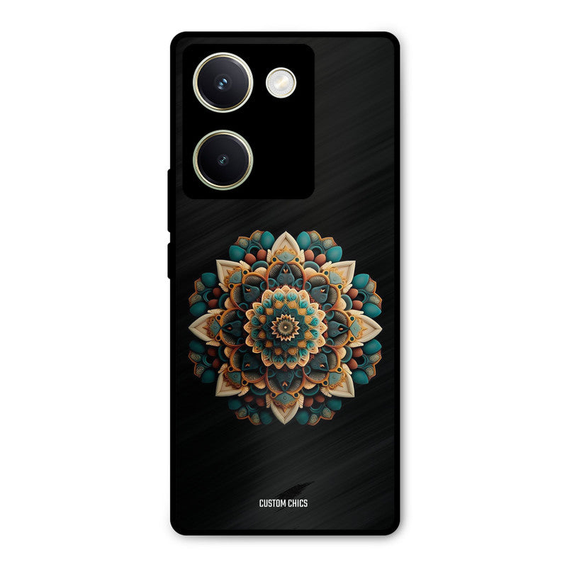 3d Mandala Art Vivo Y200 Pro Mobile Back Cover - Aesthetic PrintShield Case