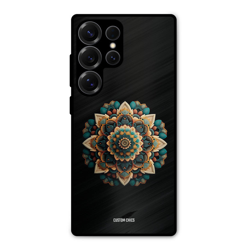 3d Mandala Art Samsung Galaxy S25 Ultra Mobile Back Cover - Aesthetic PrintShield Case