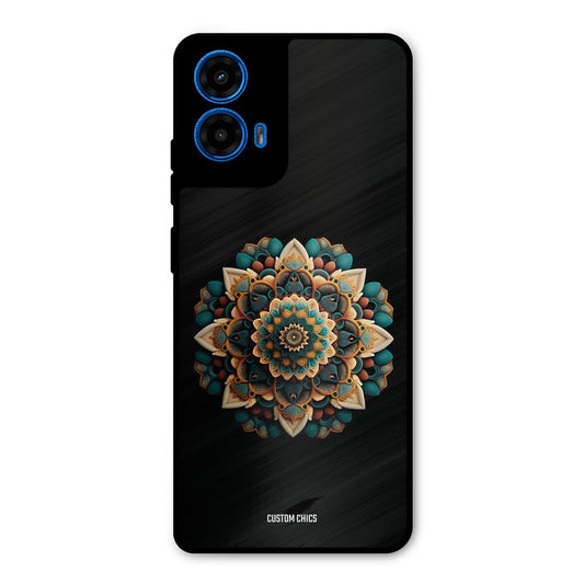 3d Mandala Art Moto G45 Mobile Back Cover - Aesthetic PrintShield Case