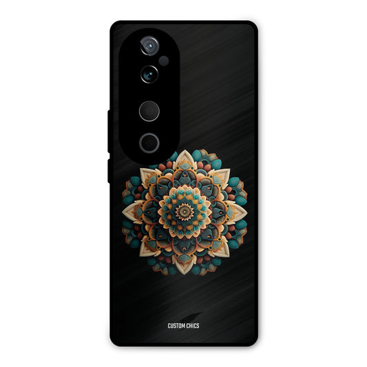 3d Mandala Art Vivo V40 Mobile Back Cover - Aesthetic PrintShield Case