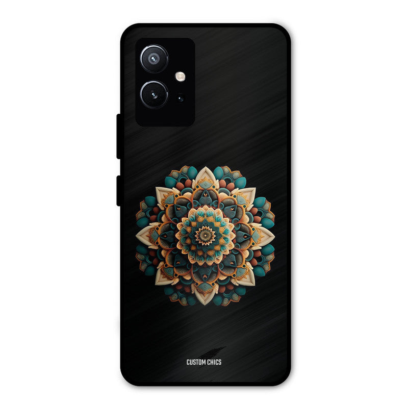 3d Mandala Art Vivo Y75 5G Mobile Back Cover - Aesthetic PrintShield Case