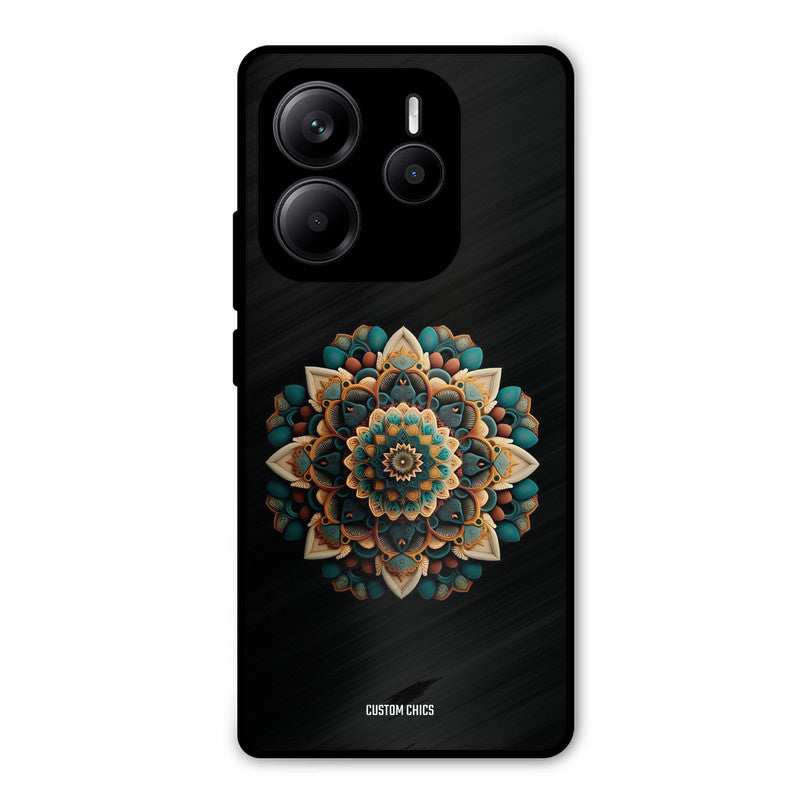 3d Mandala Art Redmi Note 14 Mobile Back Cover - Aesthetic PrintShield Case