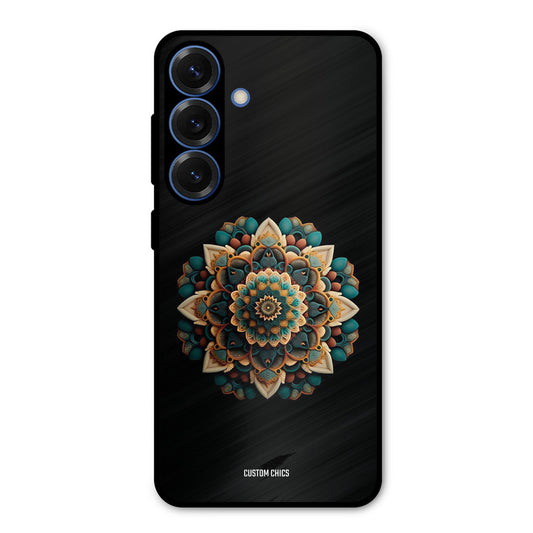 3d Mandala Art Samsung Galaxy S25 Mobile Back Cover - Aesthetic PrintShield Case