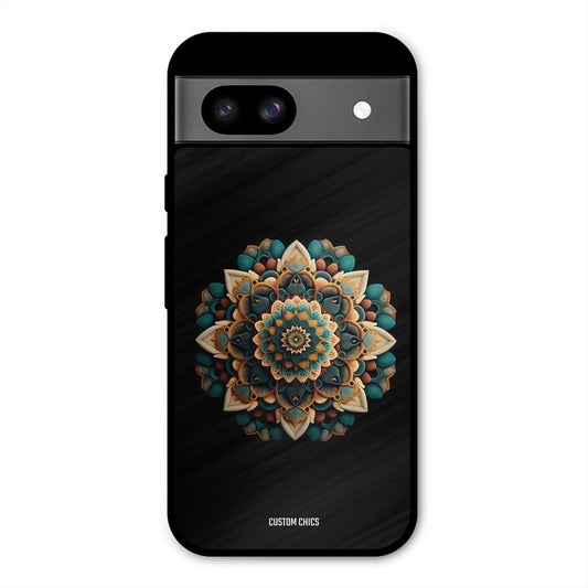 3d Mandala Art Google Pixel 8a Mobile Back Cover - Aesthetic PrintShield Case