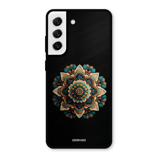 3d Mandala Art Samsung Galaxy S21 FE 5G Mobile Back Cover - Aesthetic PrintShield Case