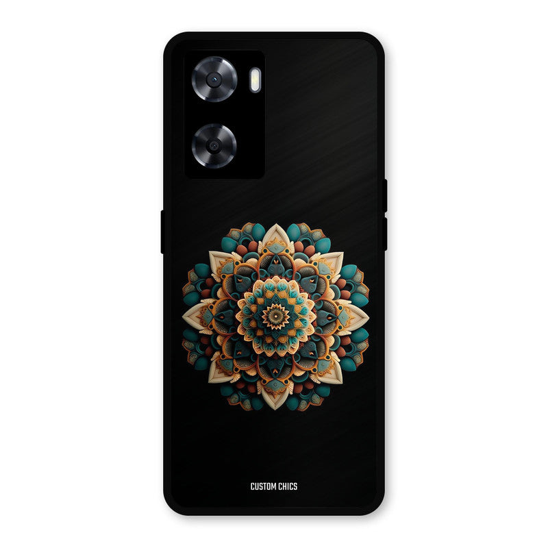 3d Mandala Art Oppo A57 2022 Mobile Back Cover - Aesthetic PrintShield Case
