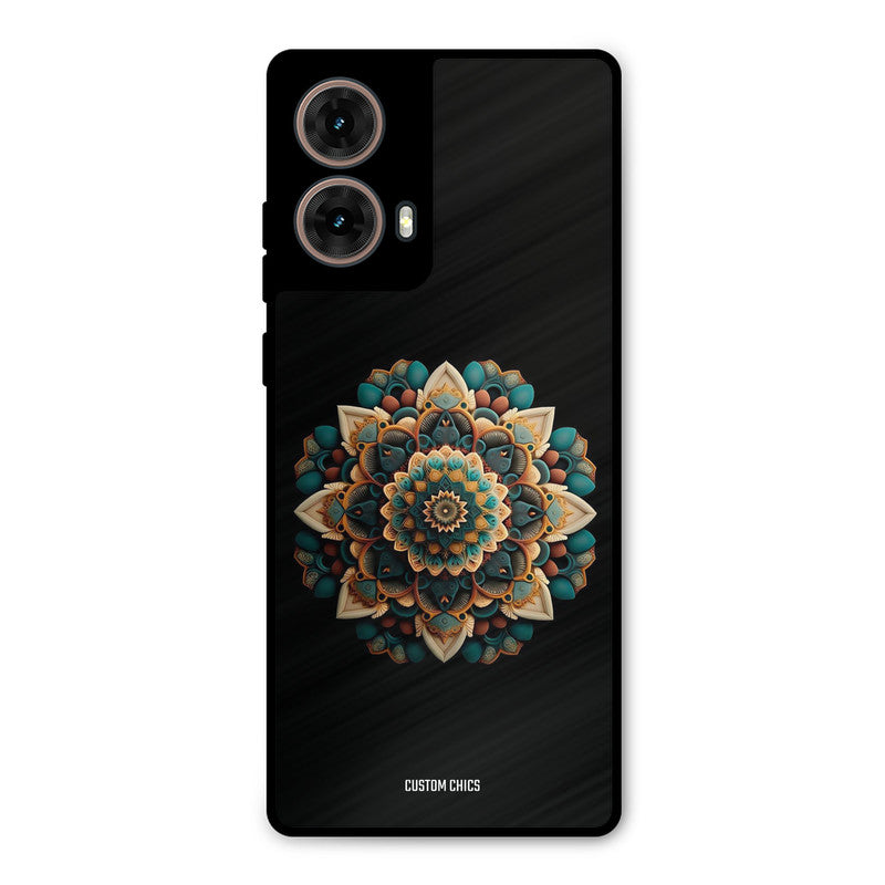 3d Mandala Art Moto G85 Mobile Back Cover - Aesthetic PrintShield Case