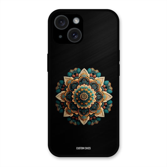 3d Mandala Art iPhone 15 Plus Mobile Back Cover - Aesthetic PrintShield Case