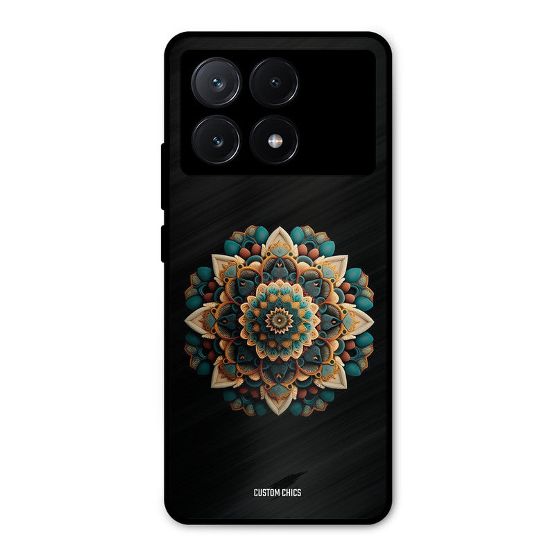 3d Mandala Art Poco X6 Pro Mobile Back Cover - Aesthetic PrintShield Case