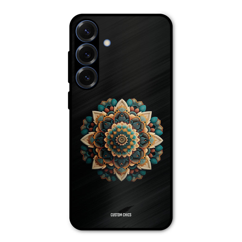 3d Mandala Art Samsung Galaxy S25 Plus Mobile Back Cover - Aesthetic PrintShield Case
