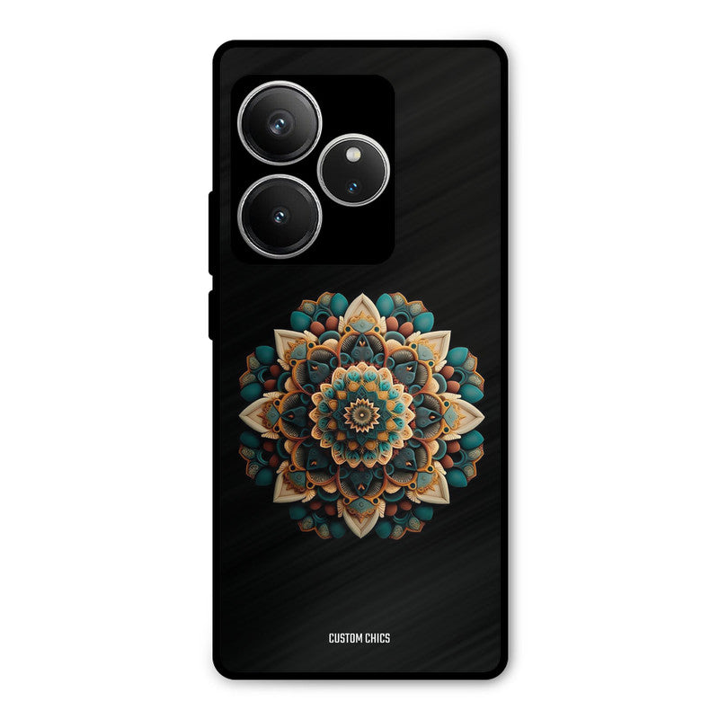 3d Mandala Art Realme GT 6 Mobile Back Cover - Aesthetic PrintShield Case