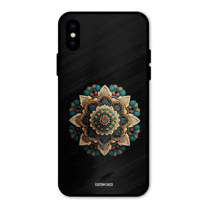 3d Mandala Art iPhone X Mobile Back Cover - Aesthetic PrintShield Case