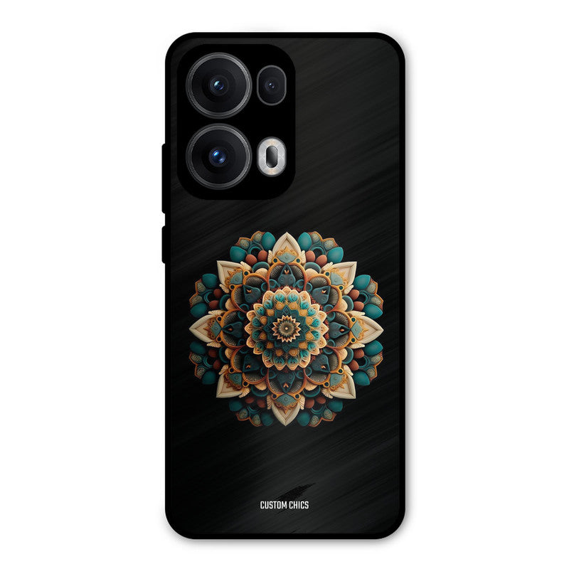 3d Mandala Art Oppo Reno 13 Pro 5G Mobile Back Cover - Aesthetic PrintShield Case